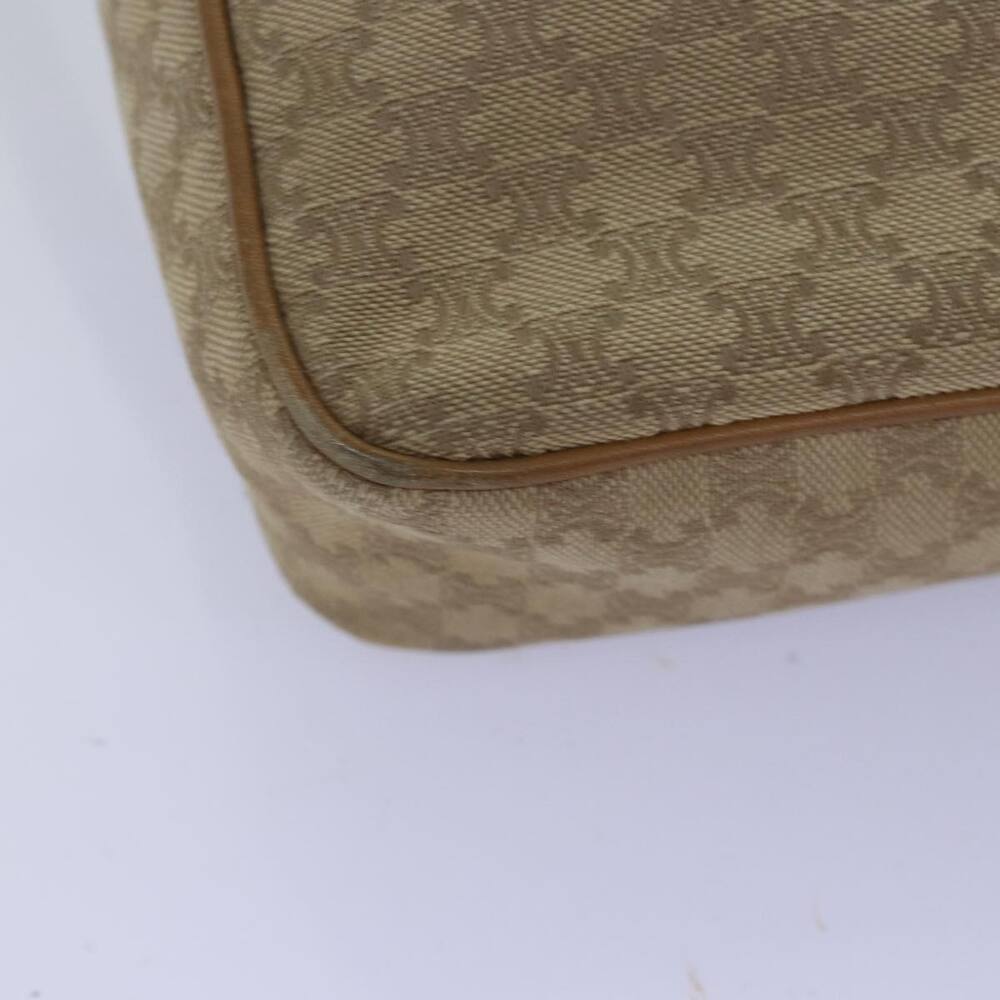 CELINE Macadam Canvas Shoulder Bag Beige - Picture 15 of 16